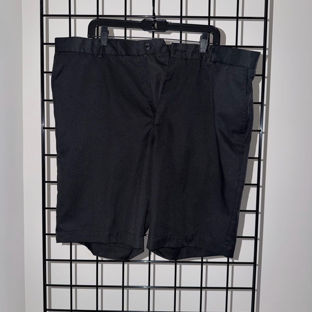 Greg Norman Collection Black Flat Front Men's Shorts